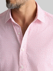 Slim Fit Brookstone Performance Short Sleeve Button Up Shirt