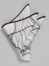 Linear Abstract Leaf Pocket Square