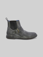 Michelangelo Leather Lace-Up Plain Toe Chelsea Boots