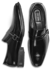 Abram Leather Bit Moc Toe Loafers