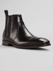 Crest Cap Toe Chelsea Boots