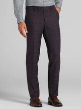 Slim Fit Plaid Suit Pants