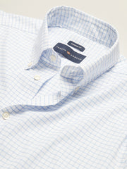 Modern Fit Performance Windowpane 4-Way Stretch Dress Shirt