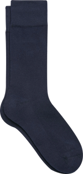 Solid Cushioned Dress Socks, 1-pair