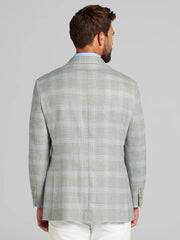 Modern Fit Plaid Sport Coat