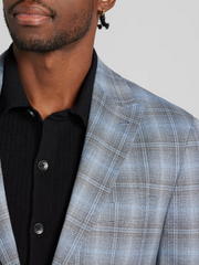 Classic Fit Plaid Sport Coat