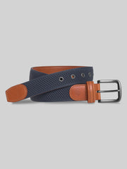 Amherst Engineered Knit & Leather Belt