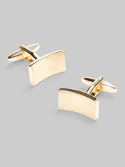Curved Rectangle Cufflinks