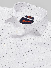 Skinny Fit Spread Collar Dress Shirt