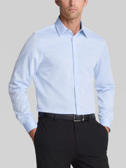 Slim Fit Herringbone Dress Shirt