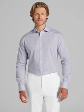 Slim Fit Mini Grid Dress Shirt
