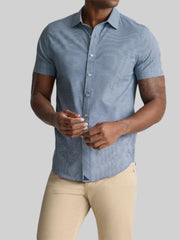 Lobo Performance Slim Fit Short Sleeve Button Up Shirt