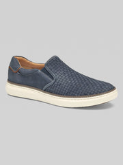 McGuffey Woven Nubuck Leather Slip-Ons
