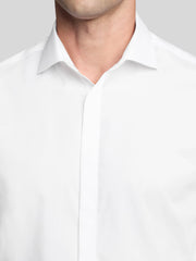 Classic Fit Button Cuff Formal Dress Shirt