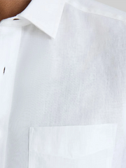 Cameron Slim Fit Wrinkle-Resistant Linen Short Sleeve Woven Button Up Shirt