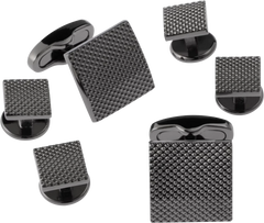 Square Gunmetal Cufflinks & Studs Set