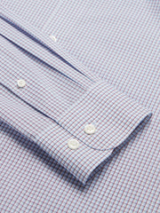 Slim Fit Mini Grid Dress Shirt