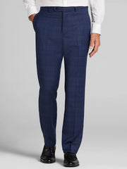 Modern Fit Plaid Suit Pants