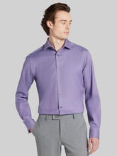 Slim Fit Sharkskin Dress Shirt