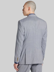 Modern Fit Plaid Suit Jacket