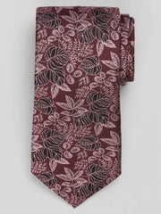 Linear Meandering Floral Tie
