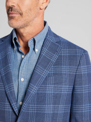 Modern Fit Plaid Sport Coat