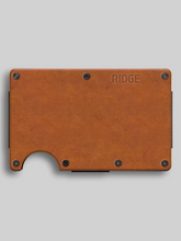 2.0 Tobacco Brown Leather Minimalist Cash Strap Wallet
