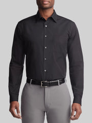 Classic Fit Solid Poplin Dress Shirt