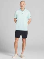 Regular Fit Geometric Golf Polo