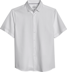 CHILLFLEX Modern Fit Short Sleeve 4-Way Stretch Button Up Shirt
