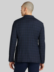 CHILLFLEX Slim Fit Plaid Premium Wool Blend Sport Coat