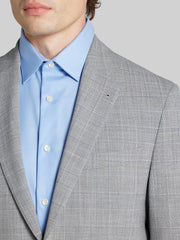 Slim Fit Plaid Suit Jacket