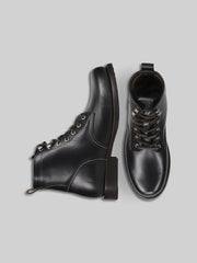 Hudson Leather Plain Toe Work Boots