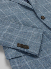 Modern Fit Windowpane Plaid Sport Coat