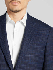 Modern Fit Plaid Sport Coat