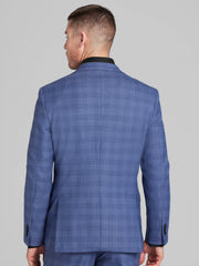 Slim Fit Plaid Suit Jacket