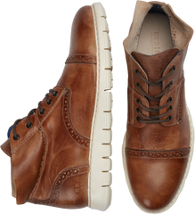 Bowery II Leather Cap Toe High-Top Sneakers