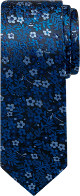 Narrow Petite Floral Tie