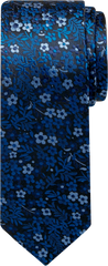 Narrow Petite Floral Tie