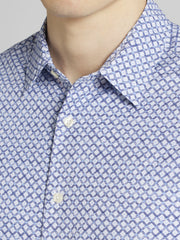 Slim Fit 4-Way Stretch Button Up Shirt