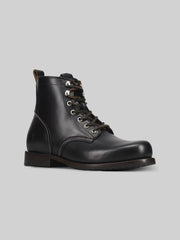 Hudson Leather Plain Toe Work Boots