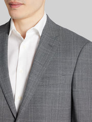 Classic Fit Plaid Suit Jacket