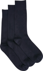 Solid Bamboo Blend Socks, 3-pack