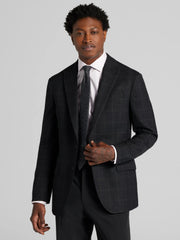 CHILLFLEX Modern Fit Windowpane Plaid Sport Coat