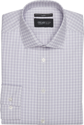 Slim Fit Ultra Performance Stretch Tonal Check Dress Shirt