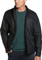 Faux Leather Moto Jacket