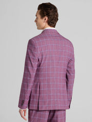 Modern Fit Plaid Suit