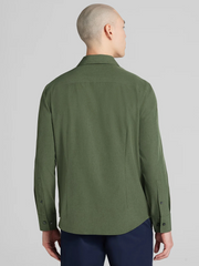 Modern Fit 4-Way Stretch Button Up Shirt