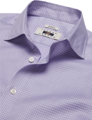 Modern Fit Check Spread Collar Dress Shirt