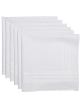 Classic Cotton Handkerchiefs, 6-Pack